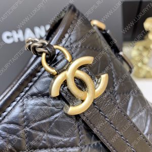 CHANEL Gabrielle hobo bag Black A91810 - Image 13
