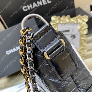 CHANEL Gabrielle hobo bag Black A91810 - Image 14