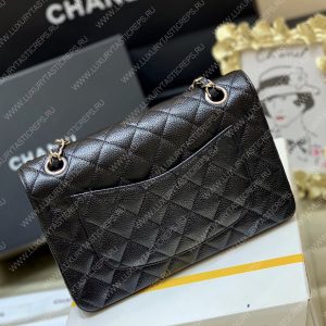 CHANEL Small Classic Handbag Bag Black A01113 - Image 4