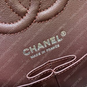 CHANEL Small Classic Handbag Bag Black A01113 - Image 9