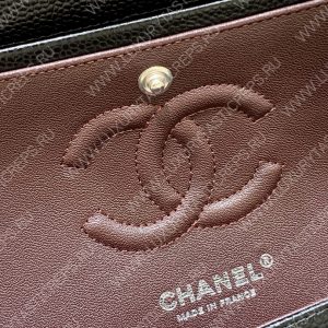CHANEL Small Classic Handbag Bag Black A01113 - Image 16