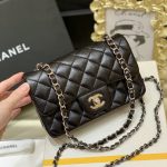 CHANEL Classic Flap Bag Black A01116