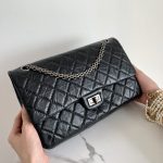 CHANEL 2.55 Large Reissue Handbag Black A37587