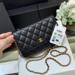 CHANEL Mini flap bag Black A33814
