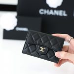 CHANEL Classic Card Holder Black AP0214