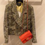 CHANEL Mini Classic Flap Bag Orange A01116