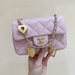CHANEL Mini Flap Bag Pink AS3456