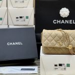 CHANEL Mini Flap Bag Beige AS3378