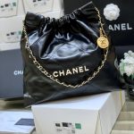 CHANEL 22 HANDBAG Black AS3261
