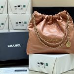 CHANEL 22 HANDBAG Brown AS3261