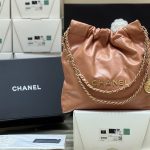 CHANEL 22 HANDBAG Brown AS3260