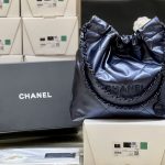 CHANEL 22 HANDBAG Black AS3260