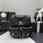 CHANEL SMALL BACKPACK BLACK AS3787