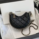CHANEL SMALL HOBO BAG BLACK AS3917