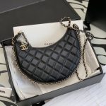 CHANEL SMALL HOBO BAG BLACK AS3917