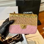 CHANEL MINI EVENING BAG LIGHT PINK AS3526