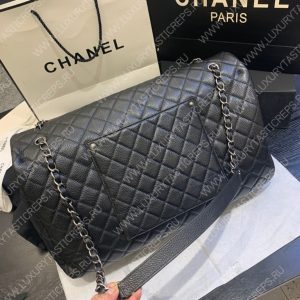 CHANEL LARGE CLASSIC HANDBAG BLACK A58600 - Image 4