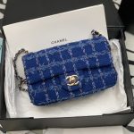 CHANEL MINI FLAP BAG BLUE A69900