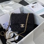 CHANEL MINI FLAP BAG BLACK AS2820