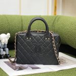 CHANEL LARGE VANITY CASE BLACK AS3345