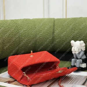 CHANEL MINI FLAP BAG RED A69900 - Image 3