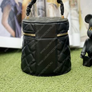 CHANEL VANITY CASE BLACK AS3707 - Image 3