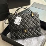 CHANEL LARGE BACKPACK BLACK AS3662