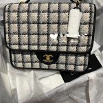 CHANEL LARGE BACKPACK ECRU, GRAY, BEIGE AND BLACK AS3653