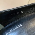 BALENCIAGA WOMEN'S KNIFE BOOT BLACK 724179W2CW12010