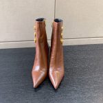 BALMAIN RONI ANKLE BOOTS BROWN YN1TA522LVIT