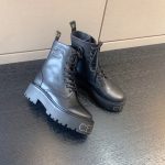 CELINE BULKY LACE-UP BOOT BLACK 345983579C