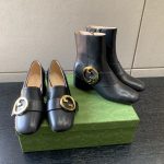 GUCCI BLONDIE ANKLE BOOT BLACK ‎700016