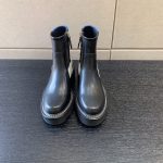 LOUIS VUITTON BEAUBOURG ANKLE BOOTS BLACK AND BLUE 1A9OBP