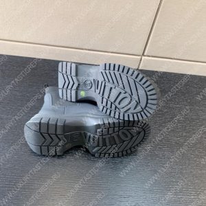 LOUIS VUITTON RUBY FLAT ANKLE BOOTS GRAY 1AB0FS - Image 4