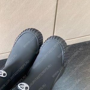 LOUIS VUITTON RUBY FLAT ANKLE BOOTS GRAY 1AB0FS - Image 7