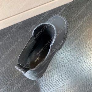 LOUIS VUITTON RUBY FLAT ANKLE BOOTS GRAY 1AB0FS - Image 8