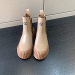 LOUIS VUITTON RUBY FLAT ANKLE BOOTS BEIGE 1AB0FS
