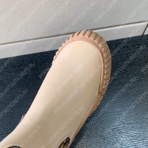 LOUIS VUITTON RUBY FLAT ANKLE BOOTS BEIGE 1AB0FS - Image 5