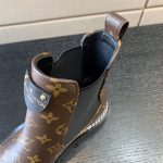 LOUIS VUITTON LV BEAUBOURG ANKLE BOOT CACAO 1A8QCM
