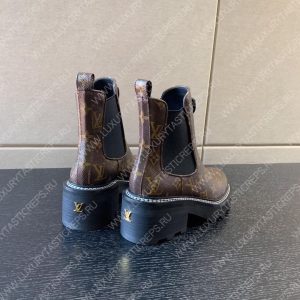 LOUIS VUITTON LV BEAUBOURG ANKLE BOOT CACAO 1A8QCM - Image 3
