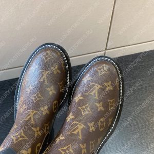 LOUIS VUITTON LV BEAUBOURG ANKLE BOOT CACAO 1A8QCM - Image 6