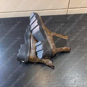 LOUIS VUITTON LV BEAUBOURG ANKLE BOOT CACAO 1A8QCM - Image 9