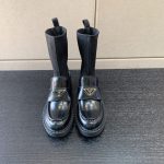 PRADA KNITTED BOOTS BLACK 2UG007