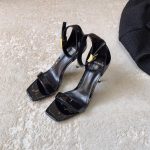BALMAIN UMA SANDAL BLACK YN1UH742LVIT