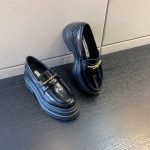 ALEXANDER WANG CARTER PLATFORM LOAFER BLACK 30322B022001