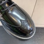 CELINE BULKY BROGUE DERBY LOAFERS BLACK 348443602C