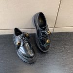 CELINE BULKY BROGUE DERBY LOAFERS BLACK 348443602C