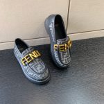 FENDI FENDIGRAPHY LOAFERS GREY 8D838369FF0QA1
