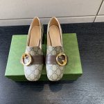 GUCCI GG LOAFERS BEIGE & CAMEL 741407