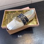 MIU MIU NAPPA LEATHER BALLERINAS OFF WHITE 5F466A